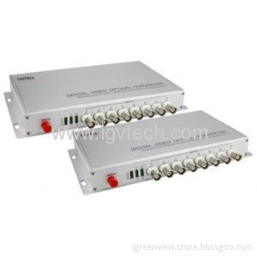 8ch Video Optical Transmitter For Cctv System